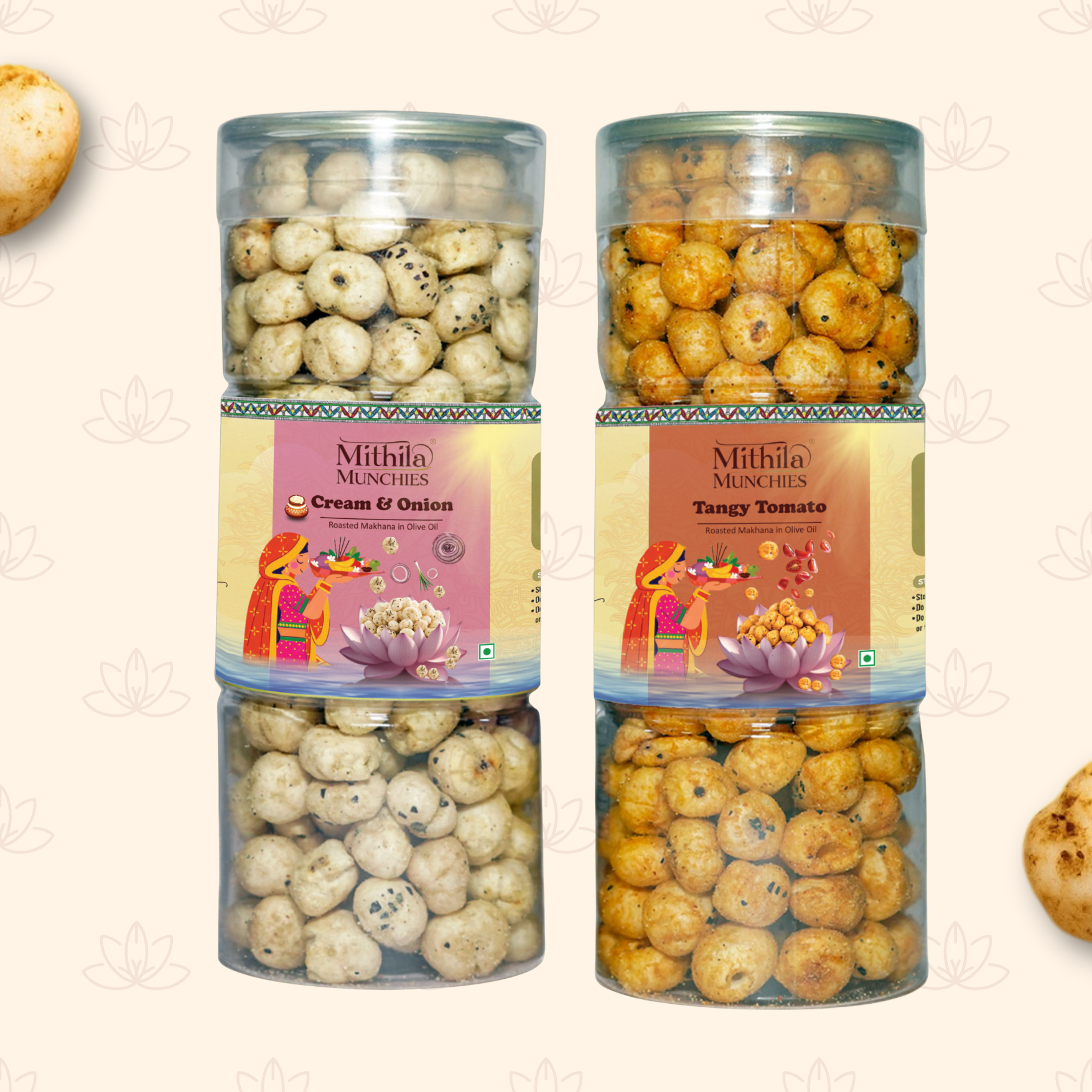 Combo Of 2 Tangy Tomato and Cream & Onion