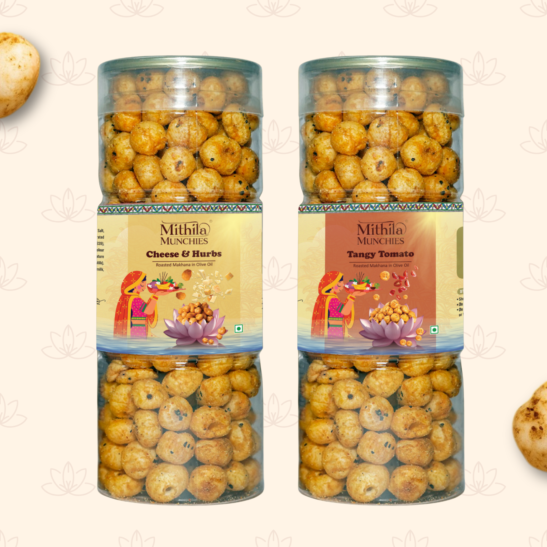 Combo Of 2 Cheese & Herbs and Tangy Tomato