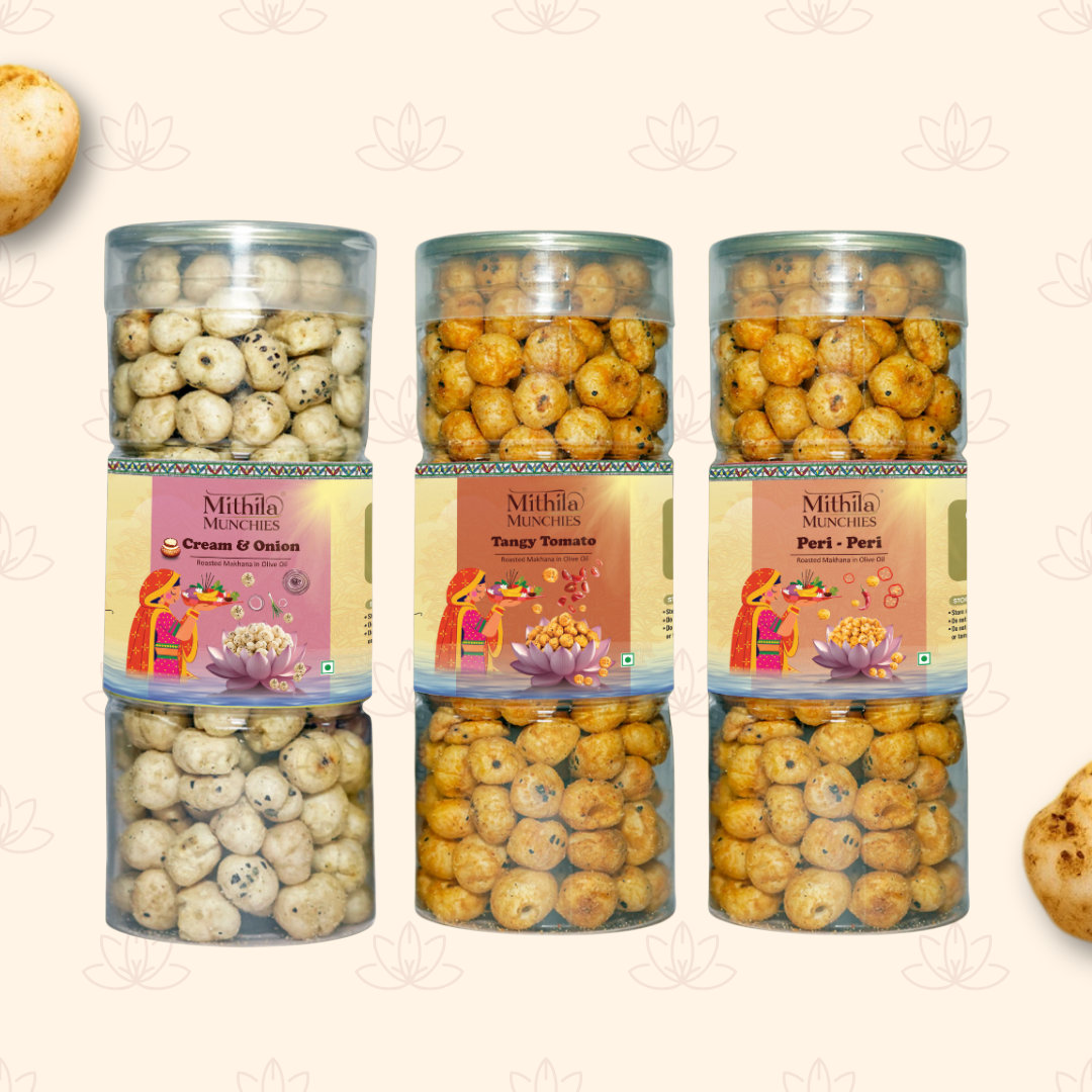 Combo Of 3 Cream & Onion, Tangy Tomato and Peri Peri