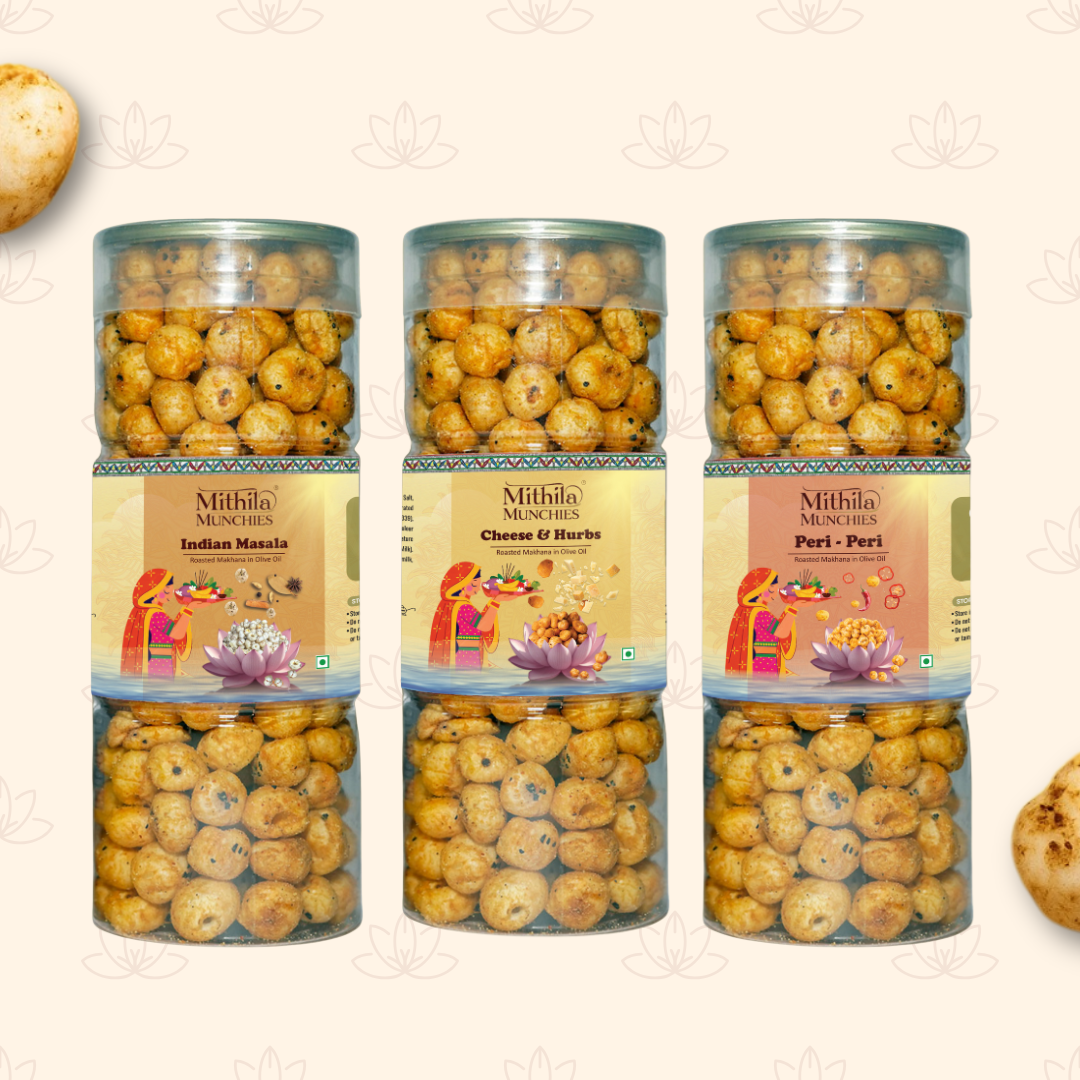 Combo Of 3 Indian Masala , Cheese & Herbs and Peri Peri