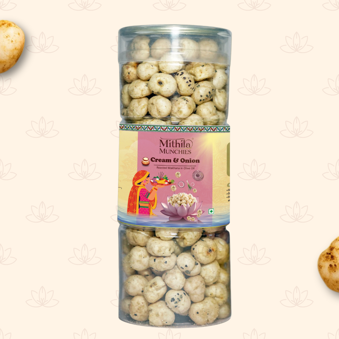 Mithila Munchies Flavoured Makhana Cream & Onion