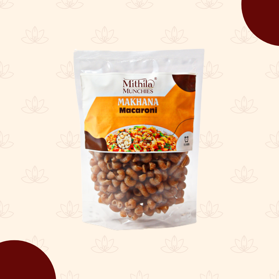 Mithila Munchies Makhana Macaroni 100Gm