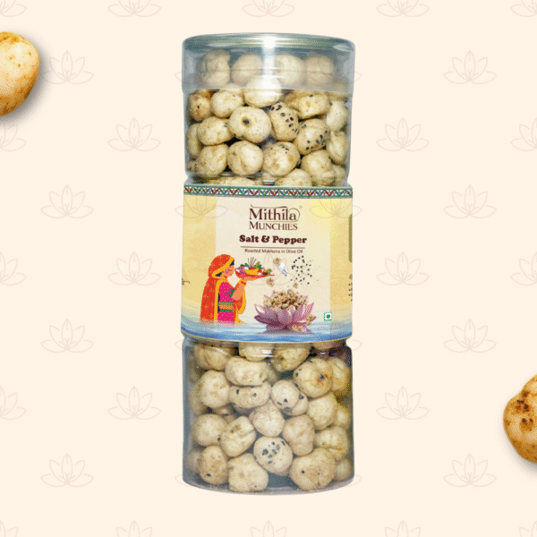Mithila Munchies Flavoured Makhana Salt & Pepper