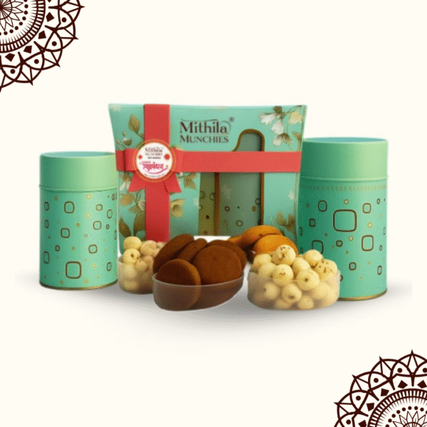 Rakhi Combo 2 Boxes 100gm each makhana sugarfree cookies & makhana chocolate cookies